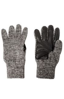 Upstate Stock Glove Ragg Wool With Deer Skin Palm in Grey