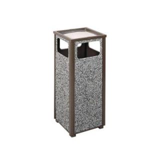 Rubbermaid Commercial Products 12 gal. Brown/Stone Ash and Trash Receptacle DISCONTINUED UNI R12SU 201PL