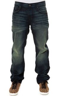 LRG Jeans Paint Slinger TS Jeans in Dark Wash Indigo