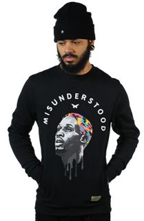 Entree LS MISUNDERSTOOD91 Black Crewneck