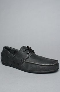 Gravis The Rieder Lace Wax Shoe in Black Wax