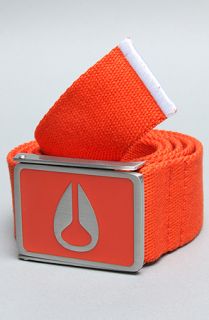 Nixon The Enamel Wing Belt in Red Pepper