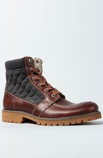 Wolverine No. 1883 The Birch Felt Leather Boot in Brown Dark Grey