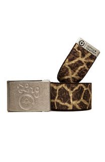 LRG Belt Savages Giraffe Camo Brown