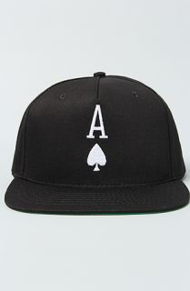 aNYthing The Ace Of Spades 5 Panel Cap in Black