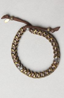 M Cohen The Snake Vertebrae Bracelet in Bronze