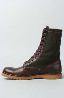 Wolverine No. 1883 The Seger Engineer Boot in Tan Hunter Green