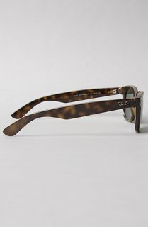 Ray Ban Sunglasses Rectangular Wayfarer Dark Tint plastic framed Tortoise