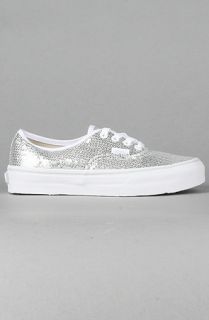 Vans  The Authentic Sneaker in Glitter Dots Silver