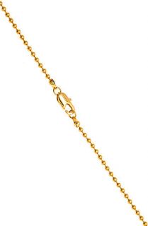 Premium Necklace Micro Jesus in Gold