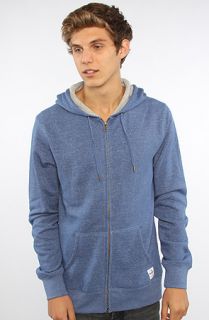 Analog The Android Zip Up Hoody in Royal Blue