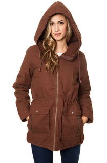 RVCA Jacket Camp Out in Rugged Brown