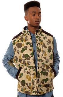 Crooks and Castles Vest Firing Squad in Camo Tan