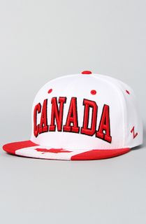 Z Hats The Canada Olympic 2012 Snapback Hat in White