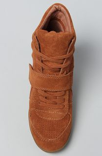 Ash Shoes The Bowie Sneaker in Camel Suede