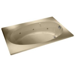American Standard Lifetime Oval 5.5 ft. Whirlpool Tub in Bone   DISCONTINUED 2645L.021