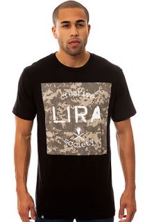 Lira Tee Digi Square Premium Slim in Black