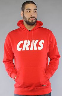 Crooks and Castles The CRKS Hoody in True Red