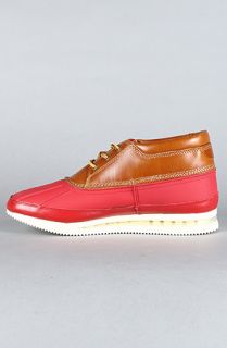 Gourmet The Quadici Sneaker in Red and Papyrus