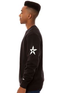 RockSmith Sweatshirt Ninja Stars in Black