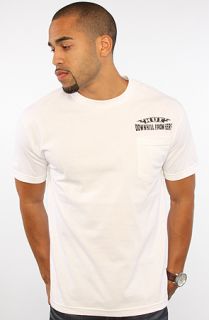 HUF The Downhill Pocket Tee in White