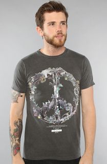 Civil The Peace Is The New War Tee in Dusty Black
