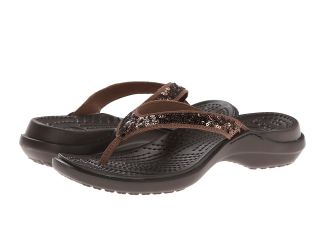 Crocs Capri Sequin Sandal Womens Sandals (Bronze)
