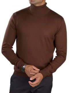 Paul Fredrick Mens Silk, Cotton, & Cashmere Turtleneck Sweater