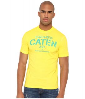 DSQUARED2 New Surf Fit Caten Tee Mens T Shirt (Yellow)