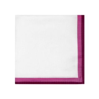 Stafford Spring Solid Pocket Square, Pink, Mens