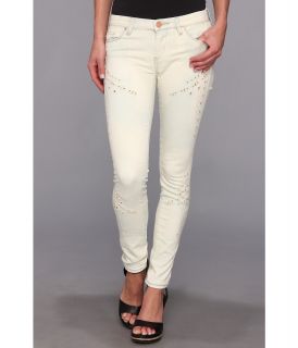 Blank NYC Spray On Skinny in Light Blue/White Womens Jeans (Blue)