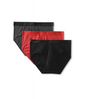 2IST 3 Pack ESSENTIAL Contour Pouch Brief Mens Underwear (Black)