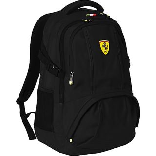 19 Travel Backpack Black   Ferrari Casuals Laptop Backpacks