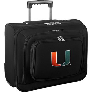 NCAA University of Miami 14 Laptop Overnighter Black   Denc