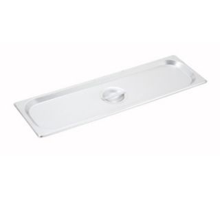 Winco Half Size Steam Table Pan Cover, Solid, Stainless
