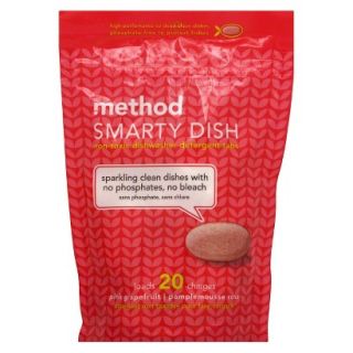 Method Smarty Dish Pink Grapefruit Dishwasher Tabs 20 ct