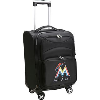 MLB Miami Marlins 20 Domestic Carry On Spinner Black   De