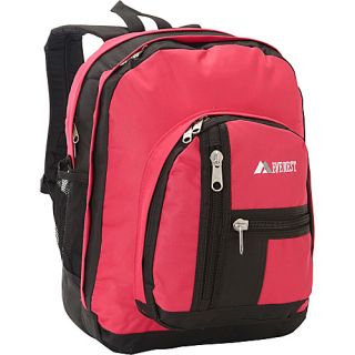 Double Compartment Backpack Hot Pink / Black   Everest School & Day Hiki