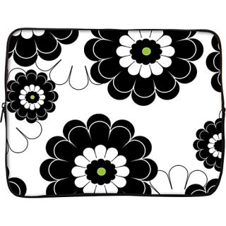 15 Laptop Sleeve by Got Skins? & Designer Sleeves Black Lime F