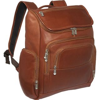 Multi Pocket Laptop Backpack Saddle   Piel Laptop Backpacks