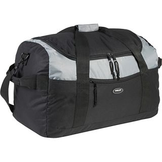 22 Oversized Duffle Bag Black and Gray   Geoffrey Beene