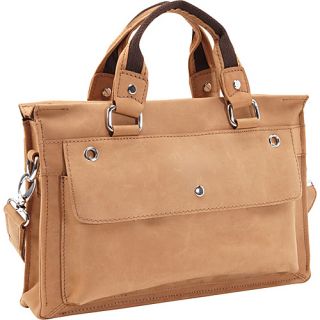 14 Oil Tanned Leather Shoulder Bag Vintage Brown   Vagabond T