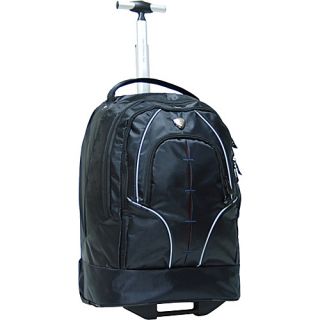 Rickster 20 Notebook Rolling Backpack Black   CalPak Wheeled Backpacks