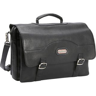 Stanford Leather Briefcase   Black
