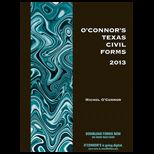 OConnors Texas Civil Forms 2013