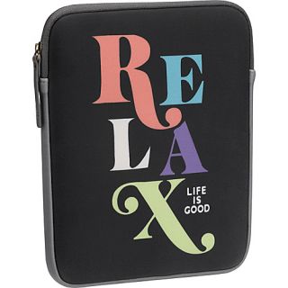 Tablet Case Relax Night Black   Life is good Laptop Sleeves