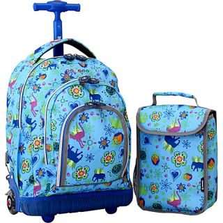 Lollipop Kids Rolling Backpack with Lunch Bag (Kids ages 3 7) J
