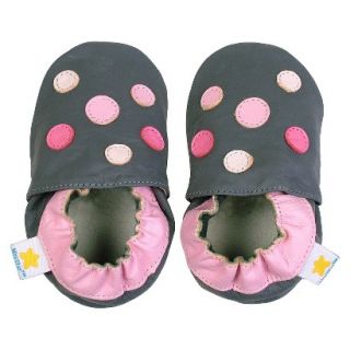 Ministar Infant Girls Dots Shoe   Grey M