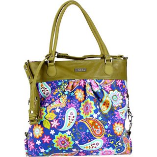 Tote Around Pod   Cobalt Paisley