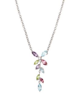 Daisy Multi Stone Pendant Necklace